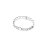 Olivia Stone Zirconia Bracelet - Silver