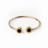 Onyx Bracelet - Gold