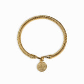 Saint Benedict Pendant Bracelet - Gold
