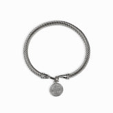 Saint Benedict Pendant Bracelet - Silver
