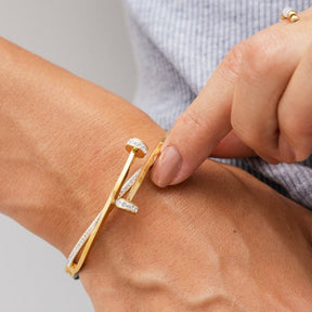 Zirconia Belt Bracelet - Silver