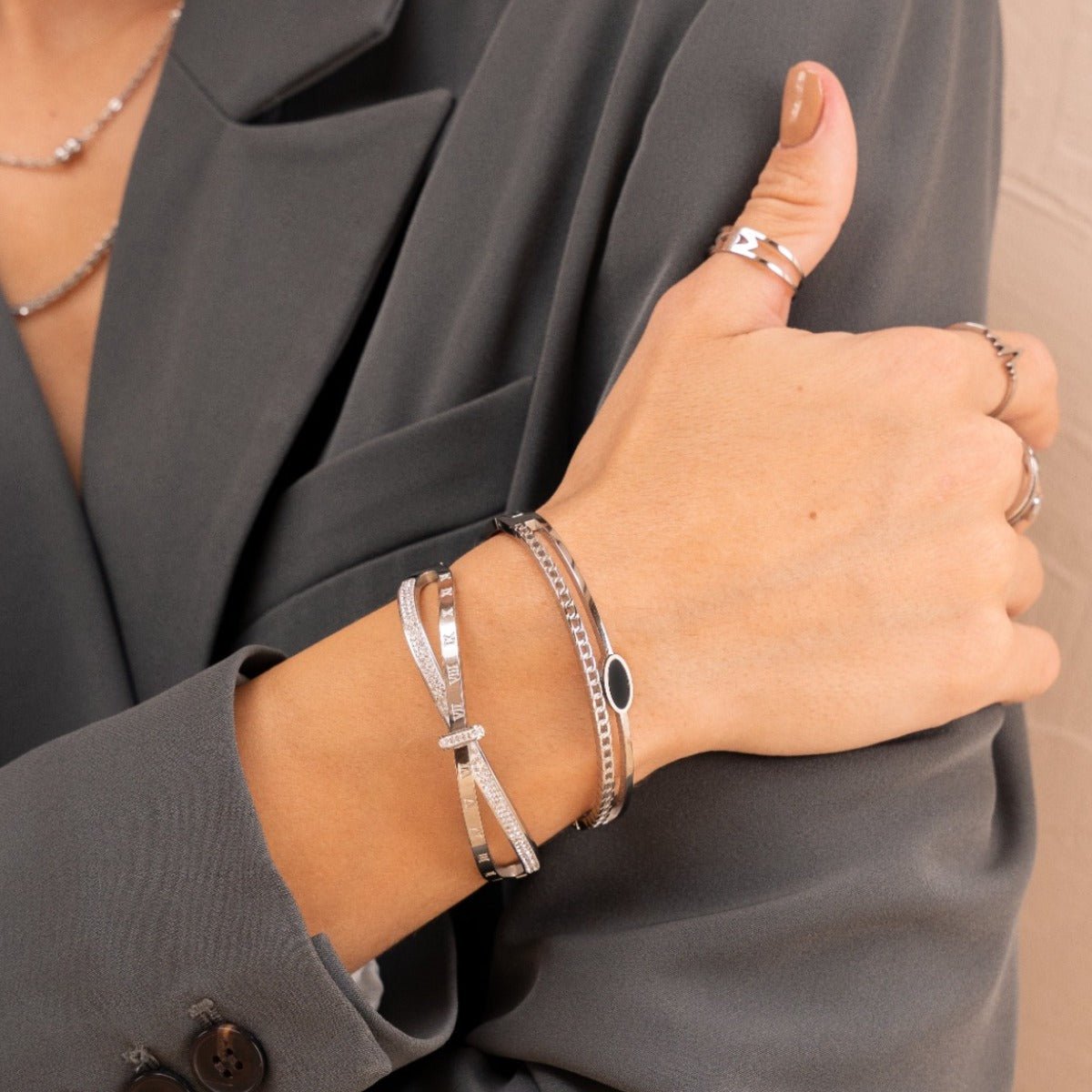 Roman Bracelet - Silver
