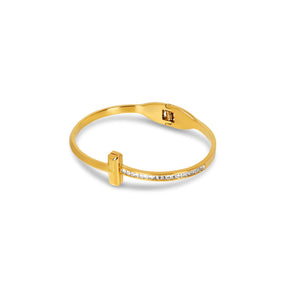 T-Bar Elegance Bracelet - Gold