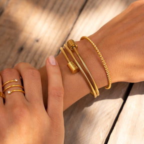 Twisted Bracelet - Gold