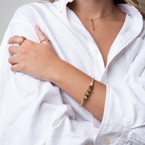Wave Bracelet - Gold