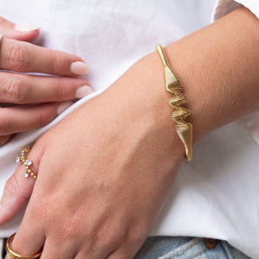 Wave Bracelet - Gold