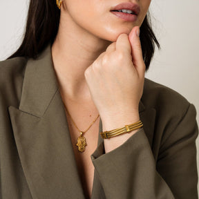 Wire Bracelet - Gold