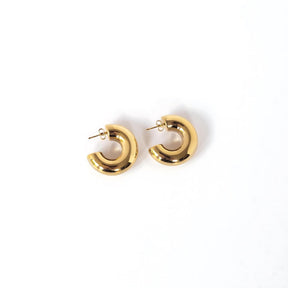 Lola Chunky Hoop Earring - Gold