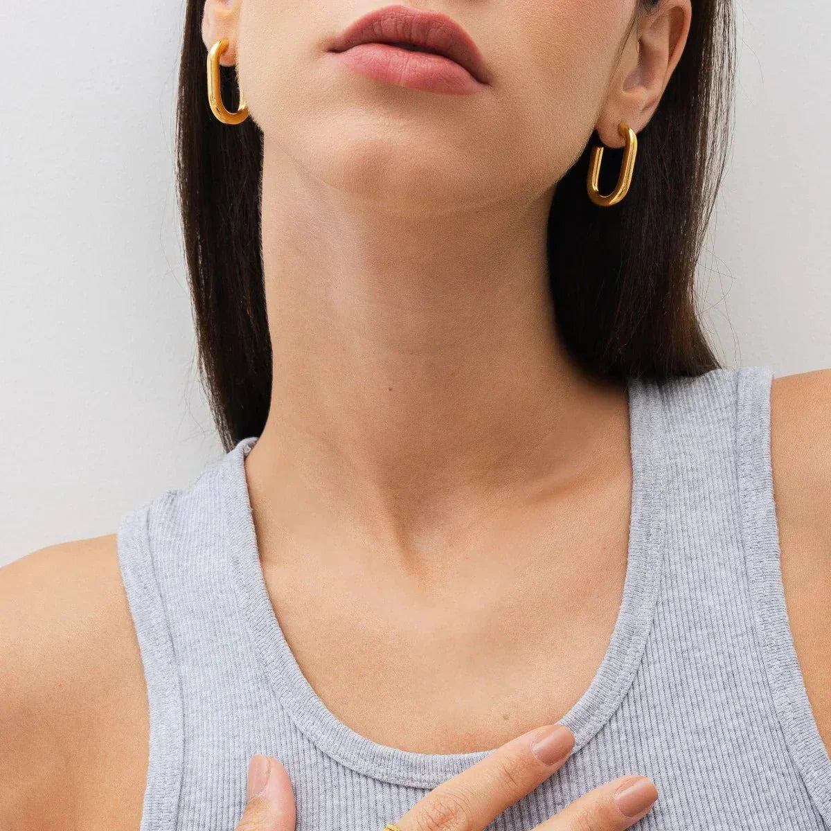 Piper Hoop Earrings - Gold