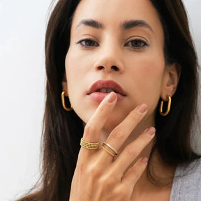 Piper Hoop Earrings - Gold