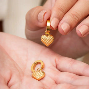 Love Small Hoop Earring - Gold