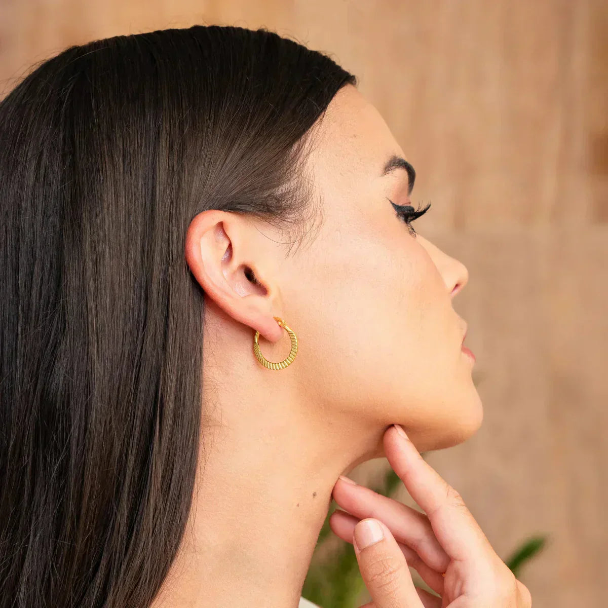 Catania Hook Earring - Gold