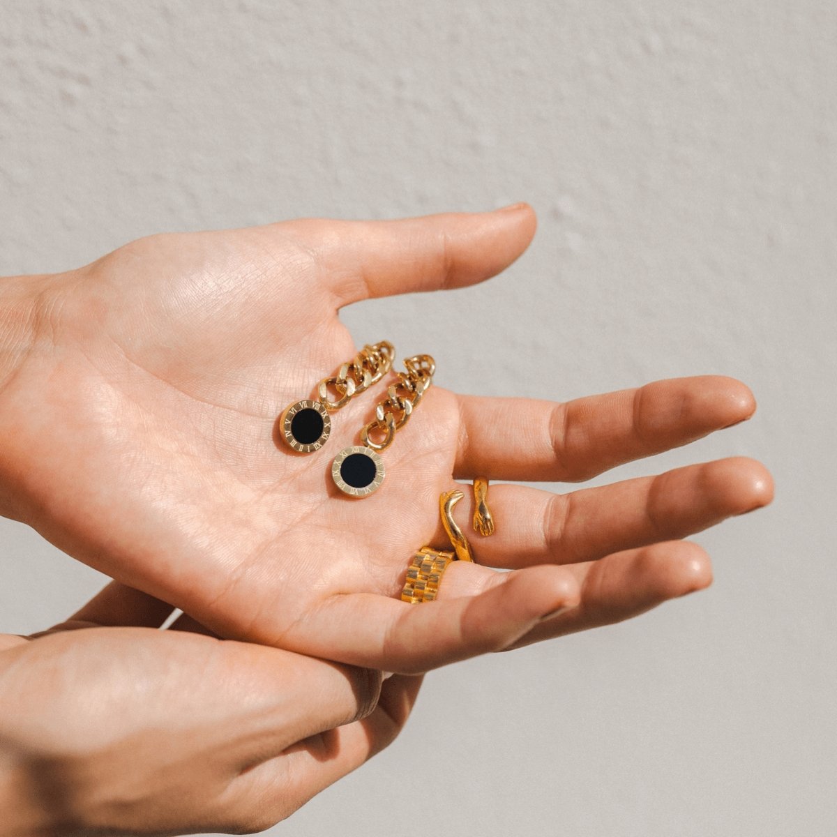 Glamour Chain Earring - Gold