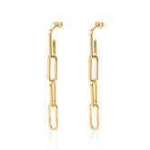 Hellen Chain Link Earring - Gold