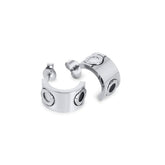 Roman Numeral Earrings - Silver
