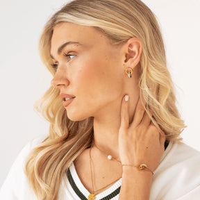 Imperial Zirconia Earring - Gold