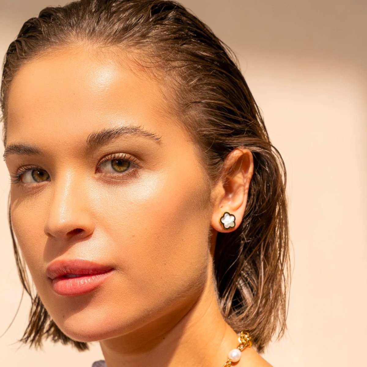 Clover Inspiration Earring - Gold