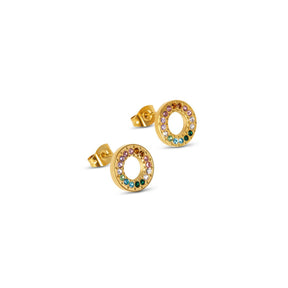 Rainbow Earring - Gold