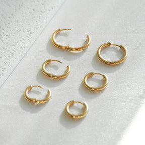 Trio Hoop Earring - Gold