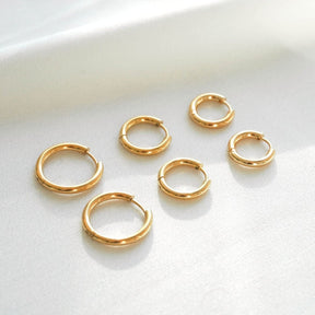 Trio Hoop Earring - Gold