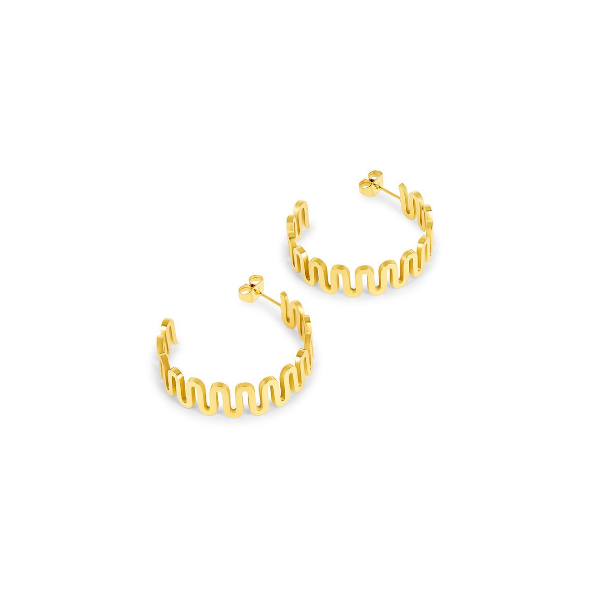 Zig Zag Earring - Gold