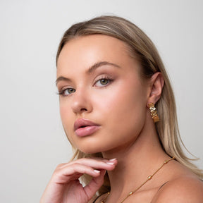 Zig Zag Earring - Gold
