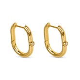 Shine Hoop Earrings - Gold