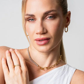 Shine Hoop Earrings - Gold