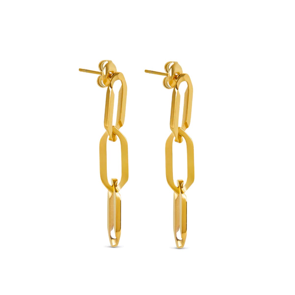Elo Pendant Earrings - Gold