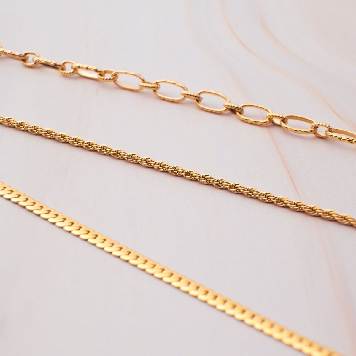Fine 2mm Bahian Cord Necklace - Gold