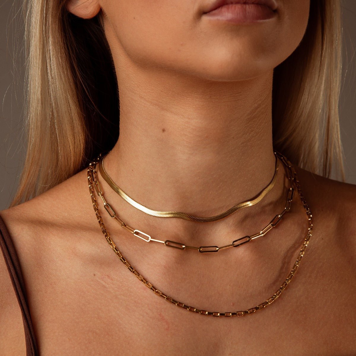 Celina Chain Necklace - Gold