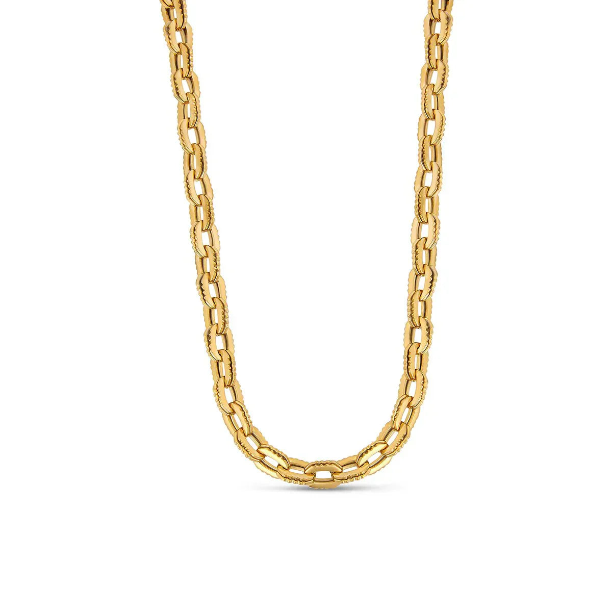 Chunky Link Necklace - Gold