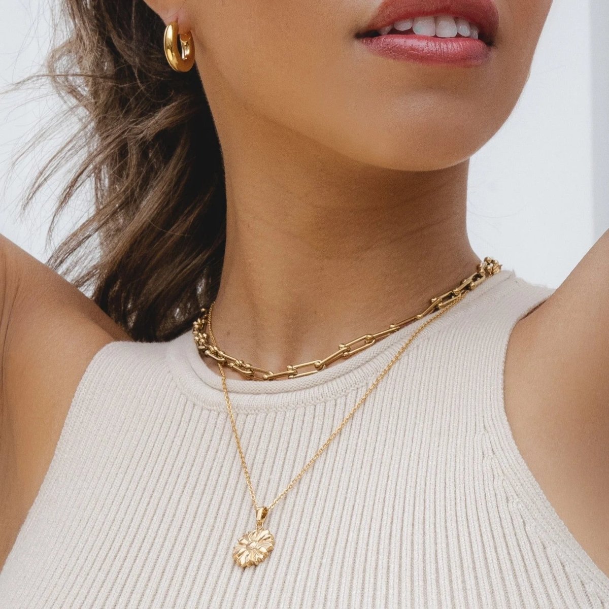 Interwoven Inspiration Chain Necklace - Gold