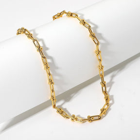 Interwoven Inspiration Chain Necklace - Gold