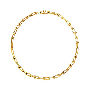 Interwoven Inspiration Chain Necklace - Gold
