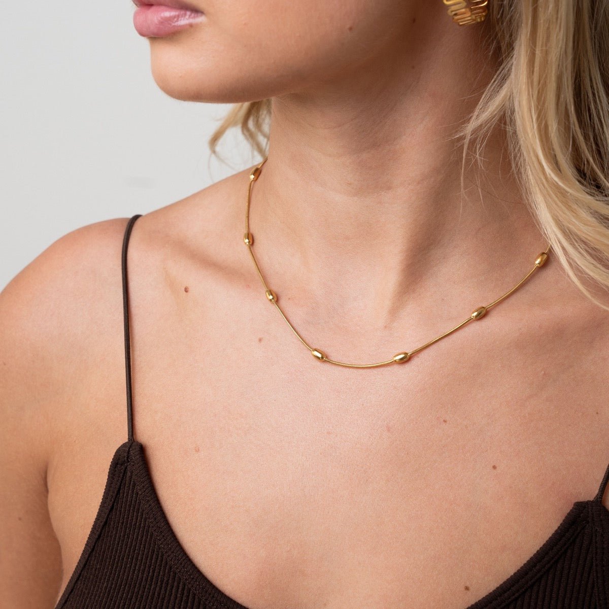 Sphere Necklace - Gold