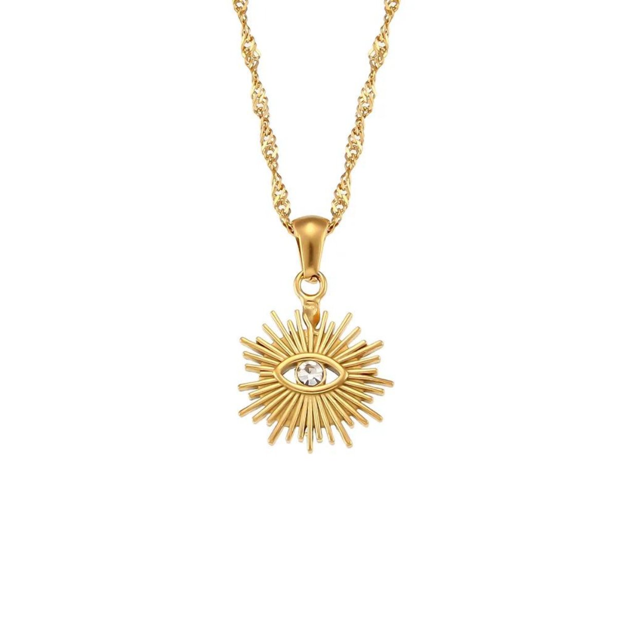 Eye Necklace - Gold