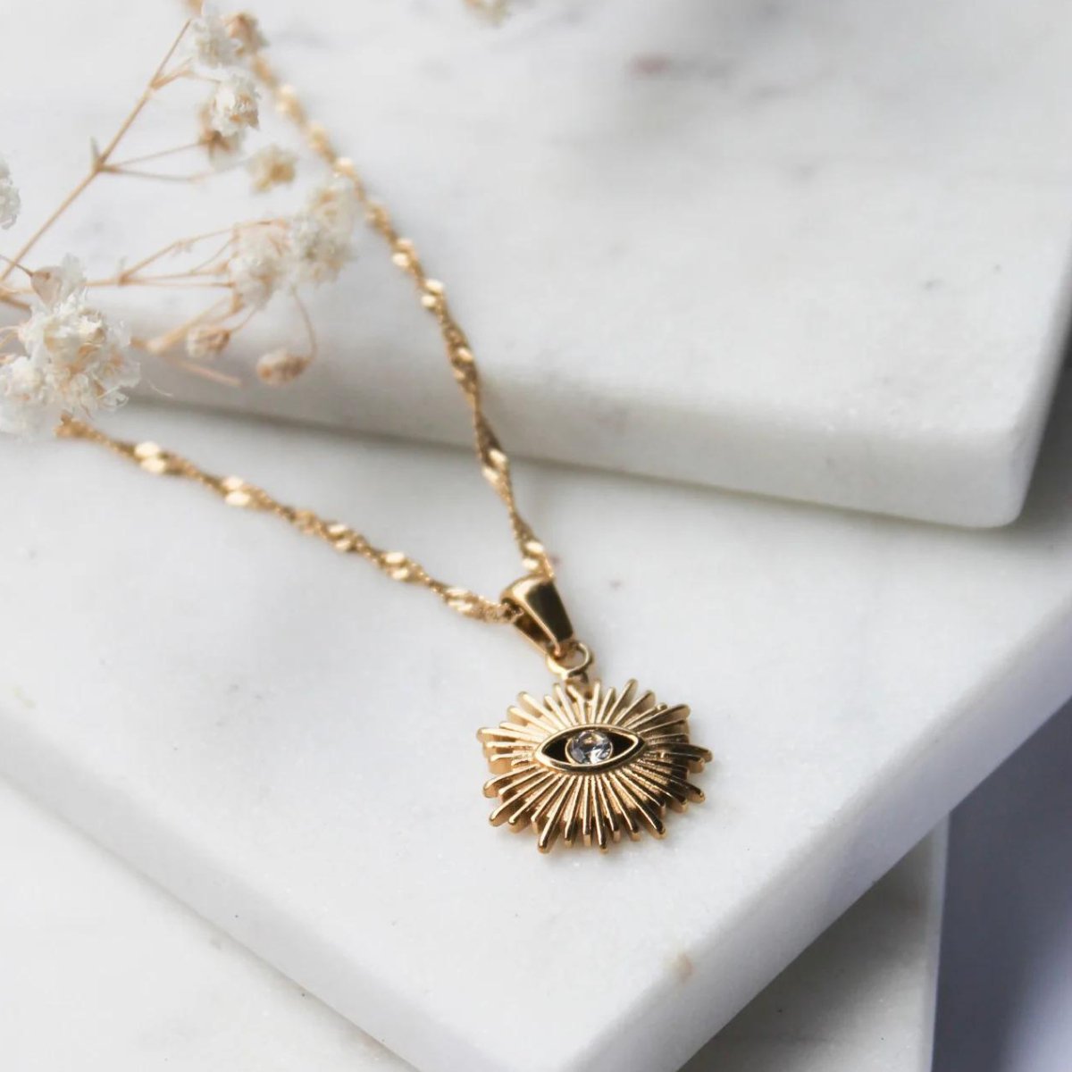 Eye Necklace - Gold