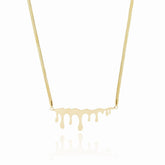 Minimalist Honeycomb Necklace - Gold