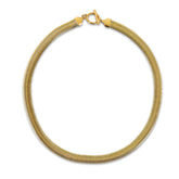 Gaia Mesh Choker Necklace - Gold