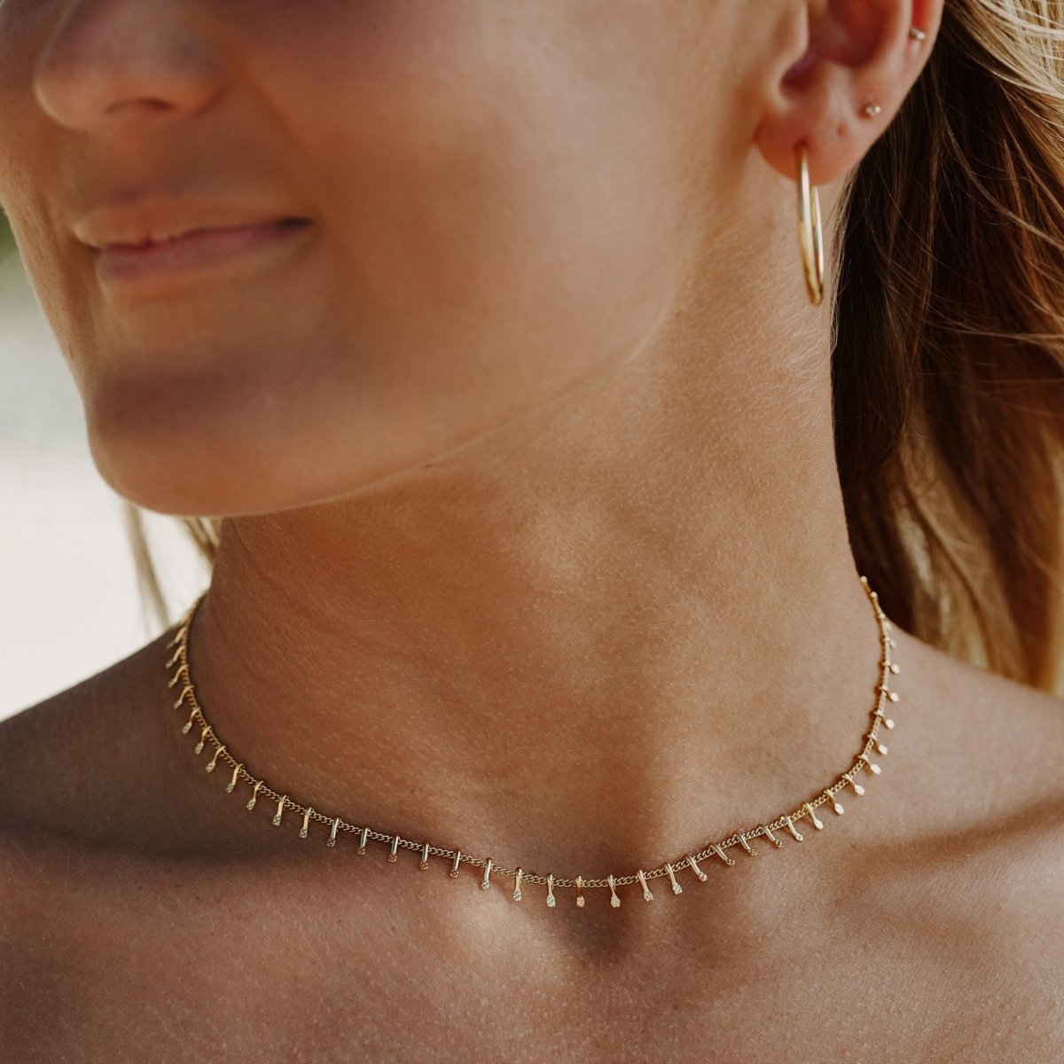 Jurerê Choker Necklace - Gold