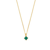 Minimal Geometric Necklace - Gold