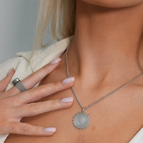 Glow Necklace - Silver