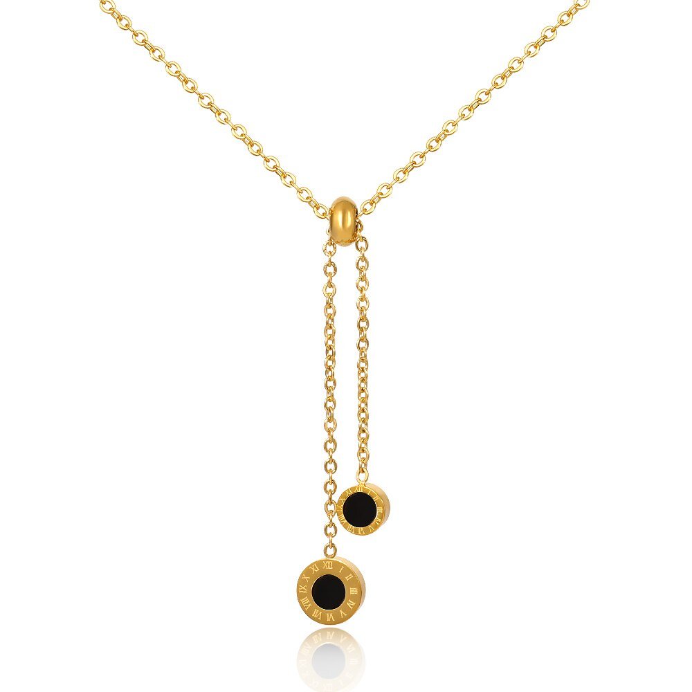 Athenas Thin Chain Necklace - Gold
