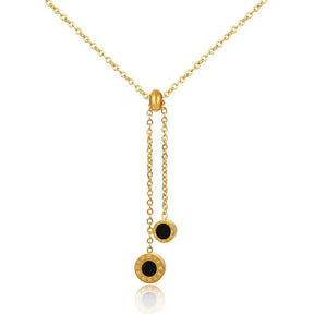 Athenas Thin Chain Necklace - Gold