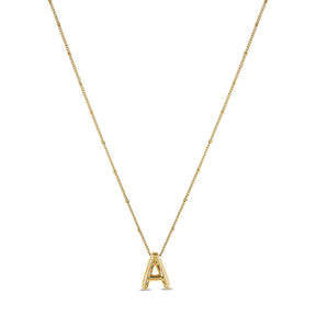 Bold Initial Necklace - Gold
