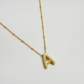 Bold Initial Necklace - Gold