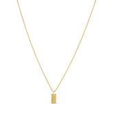 Minimalist Initial Necklace - Gold