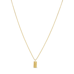 Minimalist Initial Necklace - Gold