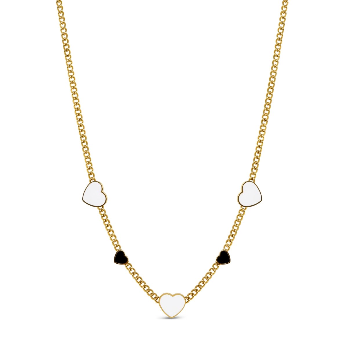 Love Glow Monochrome Necklace - Gold